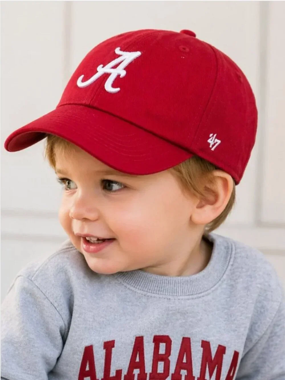 Alabama Crimson Tide Toddler Hat Red '47 Brand Adjustable NCAA Roll Tide Cap